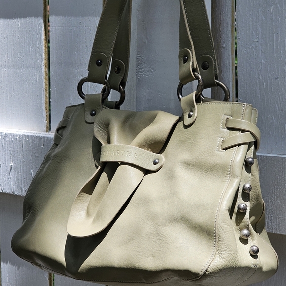 Lamarthe beige leather shoulder bag - Picture 6 of 14
